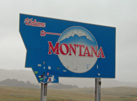 Welcome to Montana sign. Photo by Jimmy Emerson - DVM