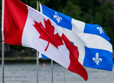 Flags of Canada, Quebec. Image by 0x010C