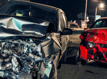 Night car crash. Photo by phantom1311