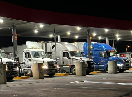 Diesel pumps in Laredo, Texas. Photo by Marty Ellis for OOIDA