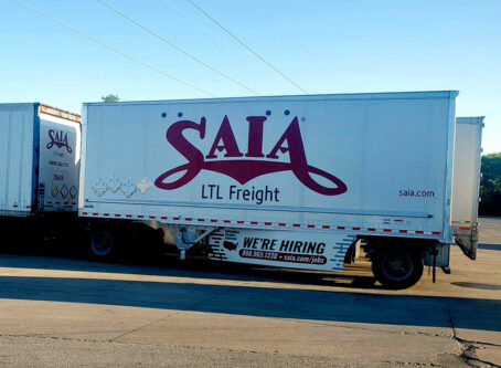 Saia LTL Freight trailer. Photo by Marty Ellis for OOIDA