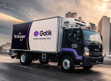 Autonomous truck company Gatik partnering with Kroger