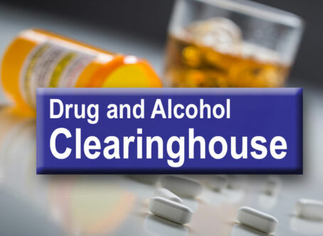 Drug and Alcohol Clearinghouse. Background image by Andy Dean