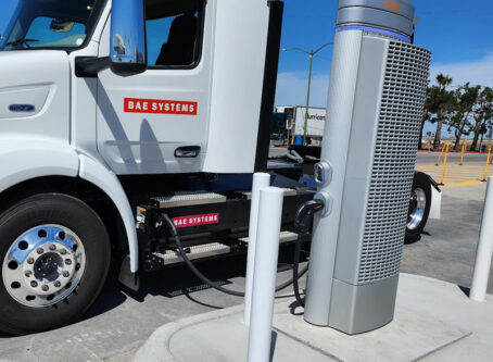 California’s first public truck chargers installed at Truck Net LLC