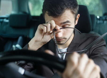Drowsy driving. Photo by Maxim Artemchuk