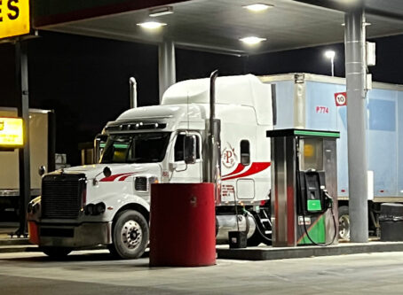 Diesel pump in Dodge-City, Ala. Photo by Marty Ellis for OOIDA