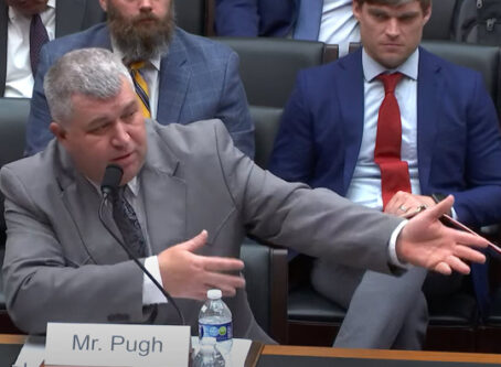 Lewie Pugh at congressional hearing