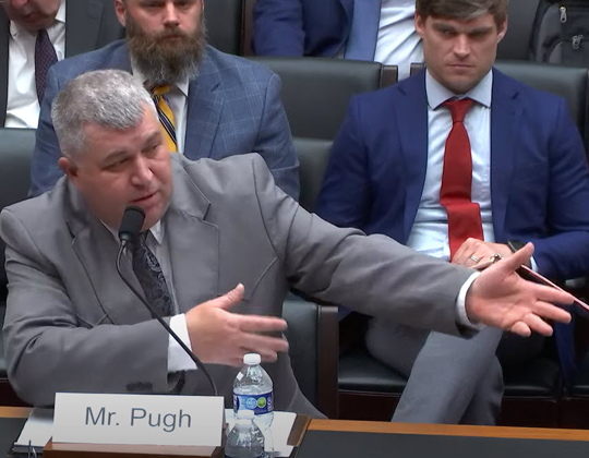 Lewie Pugh at congressional hearing broker speed limiters