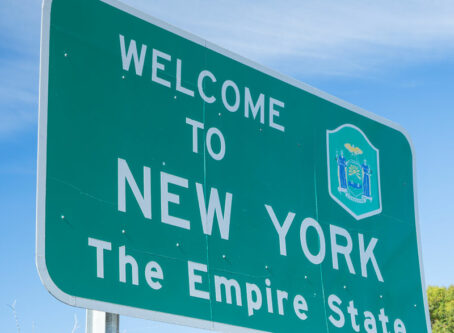 Welcome to New York State Sign Photo by Paul Brady