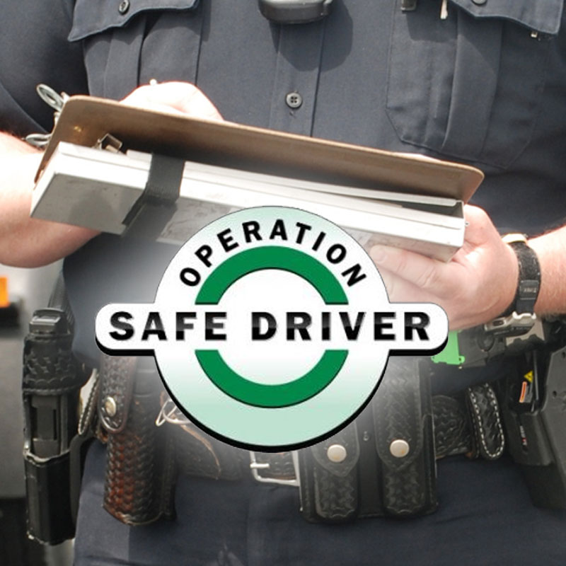 Operation Safe Driver To Boost Traffic Enforcement Oct. 19-25
