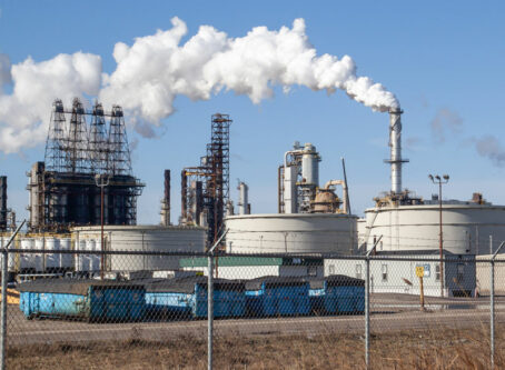 Oil refinery photo by JHVE Photo. EIA energy outlook