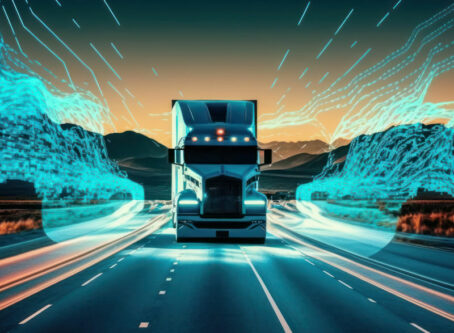 Autonomous truck image. Graphic by Top Images