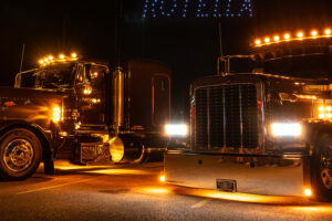A truck lights contest was among the events and entertainment during the 41st annual SuperRigs competition. (Photo courtesy Shell Rotella)