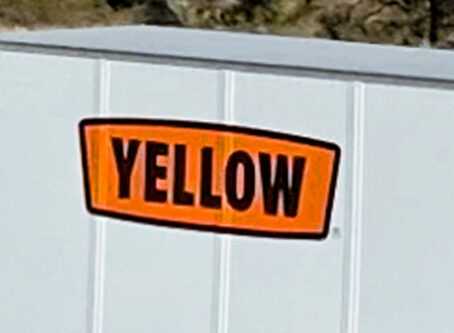 Yellow Corp. logo on trailer